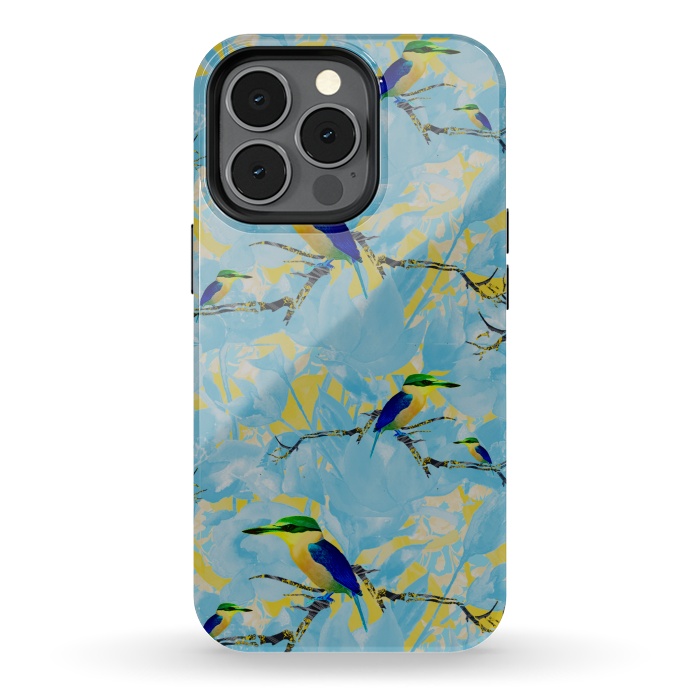 iPhone 13 pro StrongFit Cool kingfishers by Kashmira Baheti
