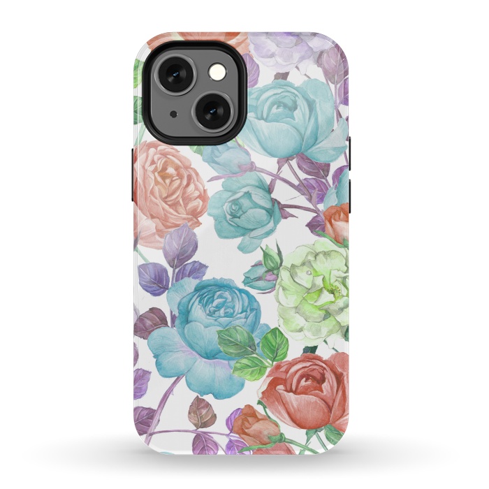 iPhone 13 mini StrongFit Breathless Rose by Creativeaxle