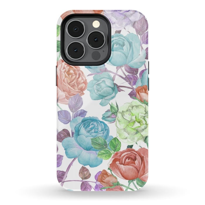 iPhone 13 pro StrongFit Breathless Rose by Creativeaxle