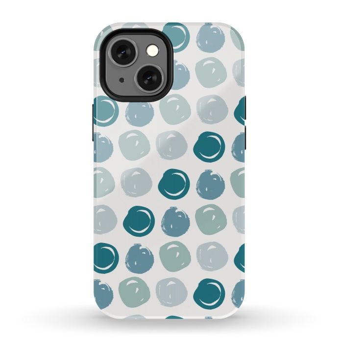 iPhone 13 mini StrongFit Little Circles by Creativeaxle