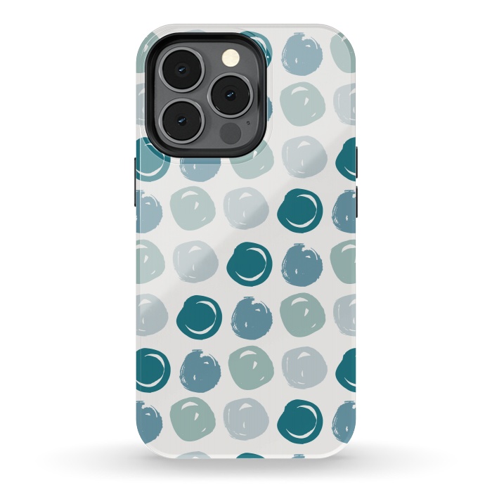 iPhone 13 pro StrongFit Little Circles by Creativeaxle