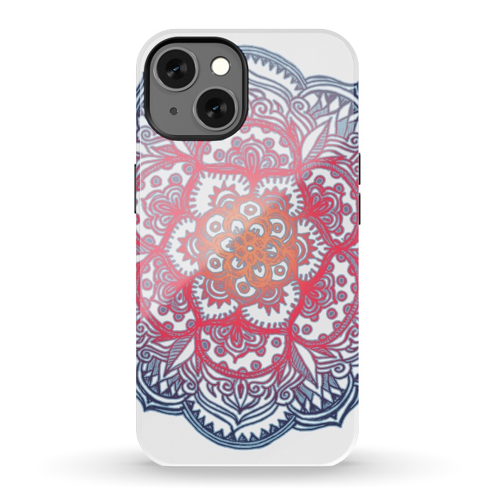iPhone 13 StrongFit Radiant Medallion Doodle by Micklyn Le Feuvre