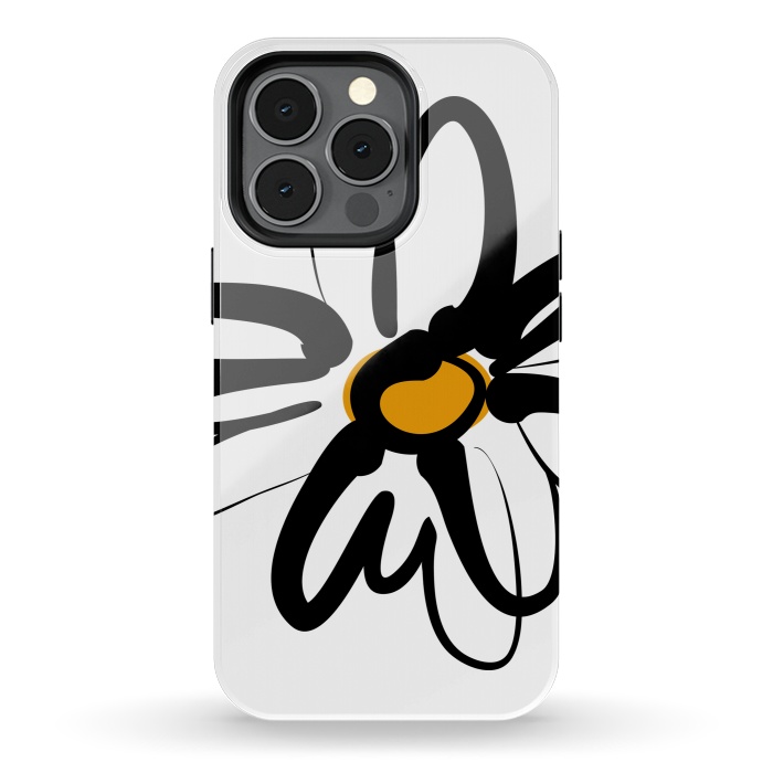 iPhone 13 pro StrongFit Doodle Daisy by Majoih