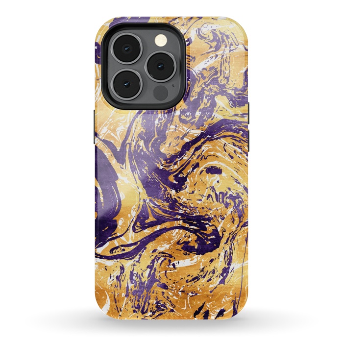 iPhone 13 pro StrongFit Abstract Marble by Art Design Works