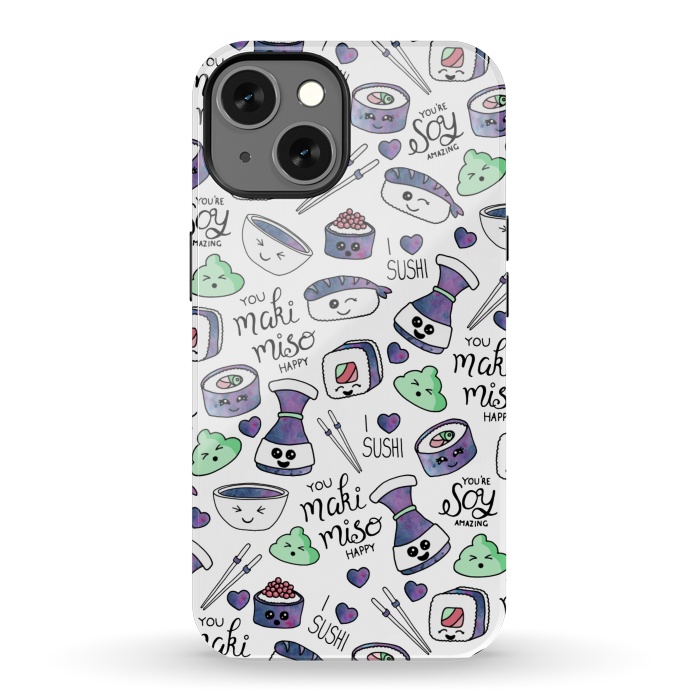 iPhone 13 StrongFit Galaxy Sushi by gingerlique
