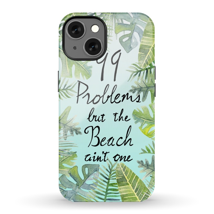 iPhone 13 StrongFit Tropical Chill by gingerlique