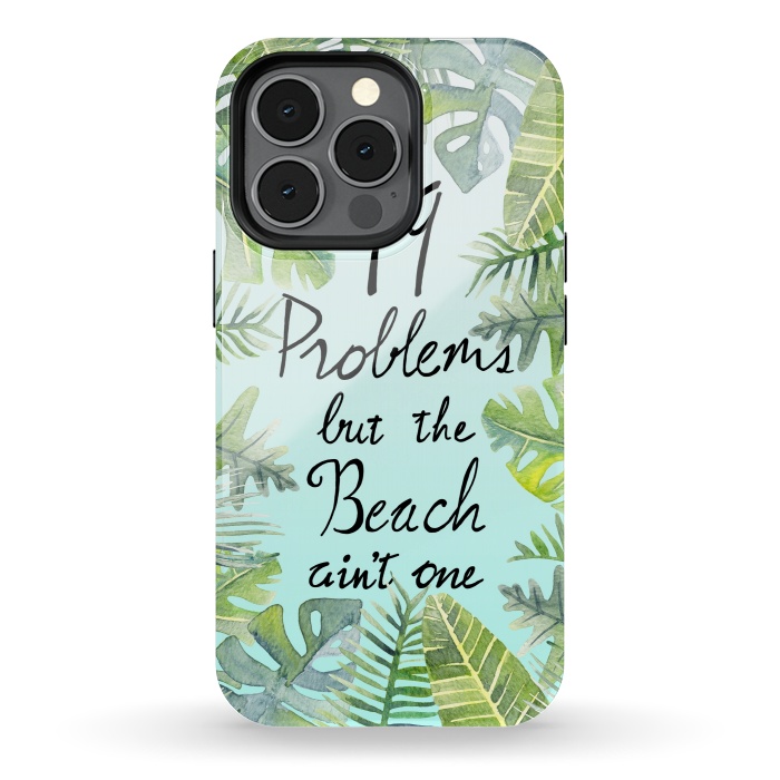 iPhone 13 pro StrongFit Tropical Chill by gingerlique