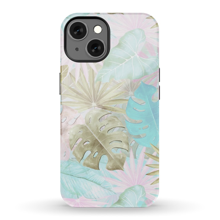 iPhone 13 StrongFit My Sepia Aloha Jungle Garden by  Utart