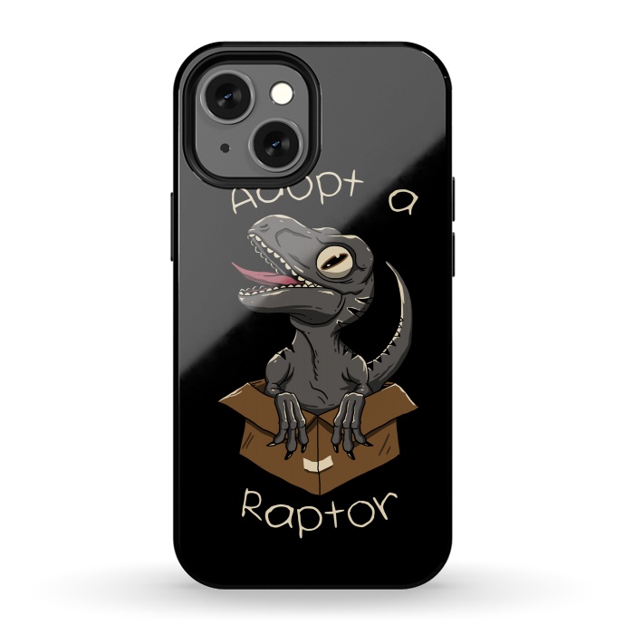 iPhone 13 mini StrongFit Adopt a Raptor by Vincent Patrick Trinidad