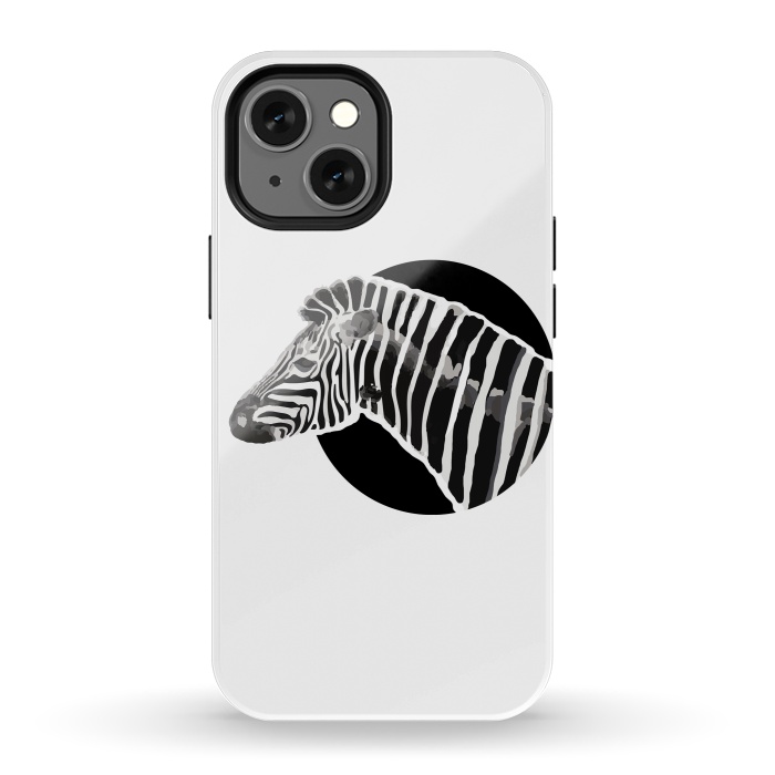 iPhone 13 mini StrongFit Zebra love by MUKTA LATA BARUA