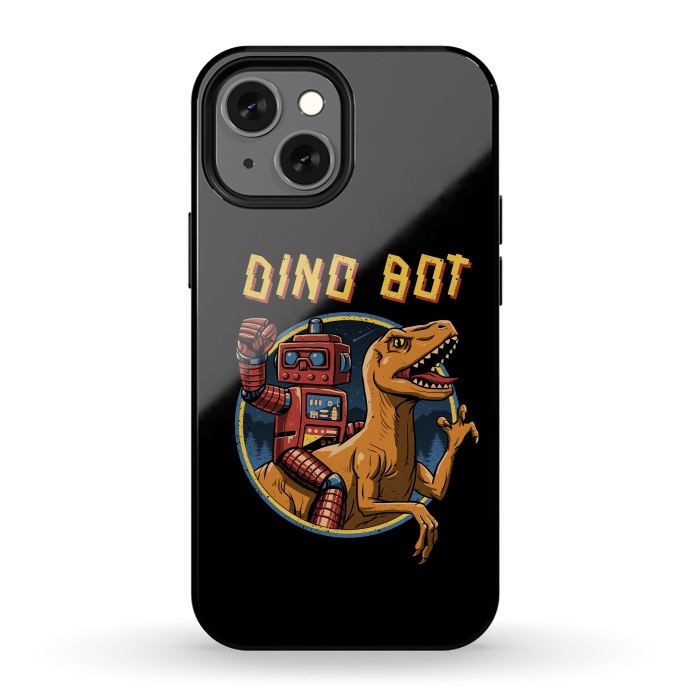 iPhone 13 mini StrongFit Dino Bot by Vincent Patrick Trinidad