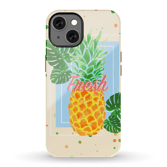 iPhone 13 StrongFit Pineapple Love 2 by MUKTA LATA BARUA