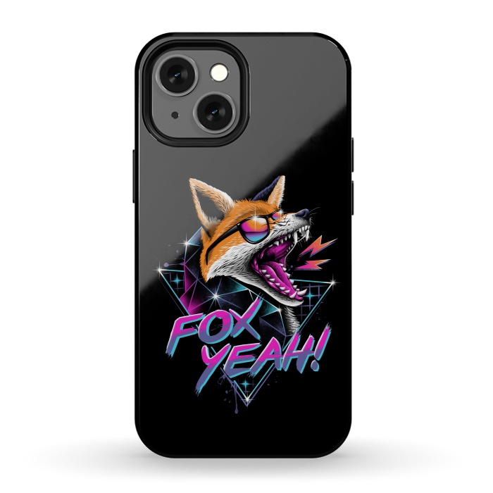 iPhone 13 mini StrongFit Fox Yeah! by Vincent Patrick Trinidad
