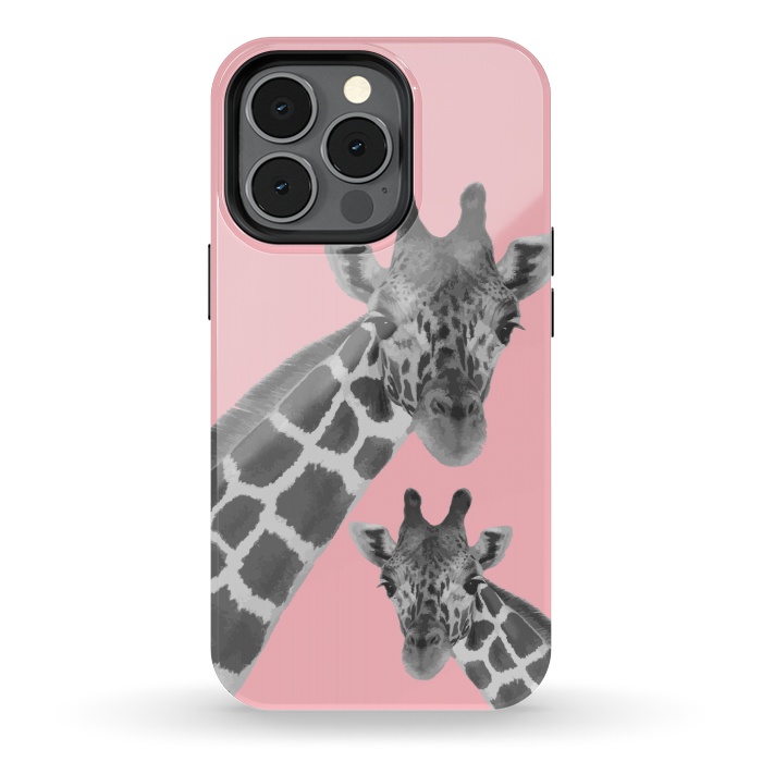 iPhone 13 pro StrongFit Giraffe Love 2 by MUKTA LATA BARUA