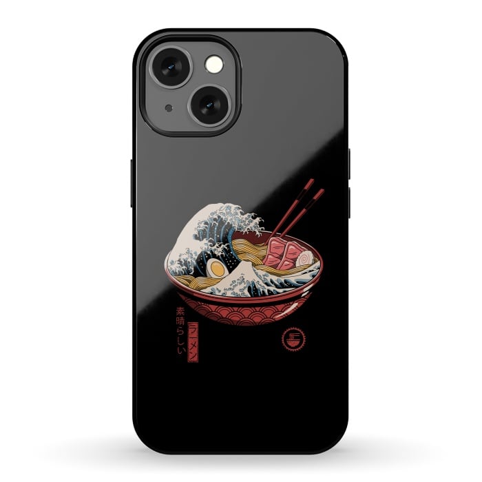 iPhone 13 StrongFit Great Ramen Wave by Vincent Patrick Trinidad