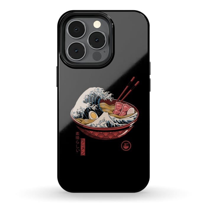 iPhone 13 pro StrongFit Great Ramen Wave by Vincent Patrick Trinidad