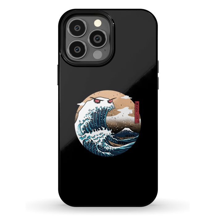 iPhone 13 Pro Max StrongFit The Great Monster of Kanagawa by Vincent Patrick Trinidad