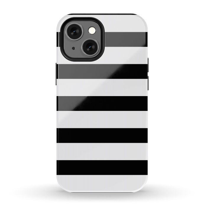 iPhone 13 mini StrongFit black & white by Vincent Patrick Trinidad