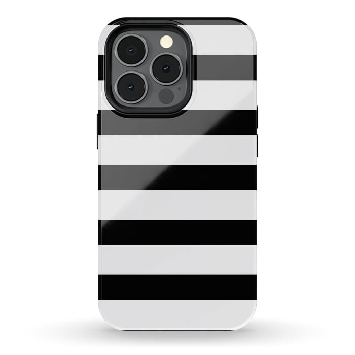 iPhone 13 pro StrongFit black & white by Vincent Patrick Trinidad