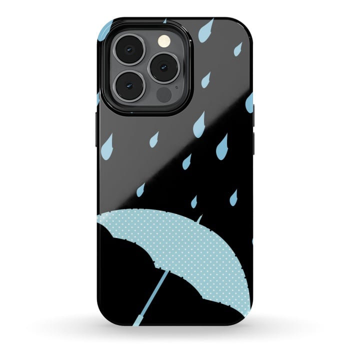 iPhone 13 pro StrongFit rain by Vincent Patrick Trinidad