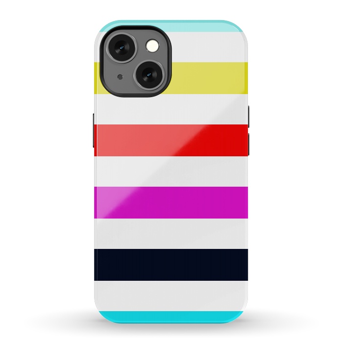 iPhone 13 StrongFit rainbow stripes by Vincent Patrick Trinidad