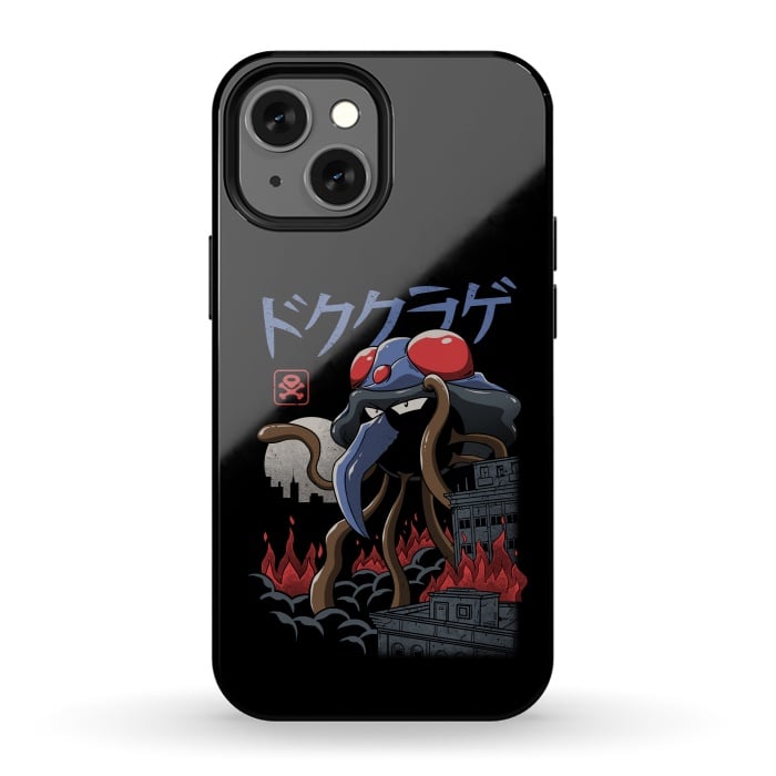 iPhone 13 mini StrongFit Poison Kaiju by Vincent Patrick Trinidad