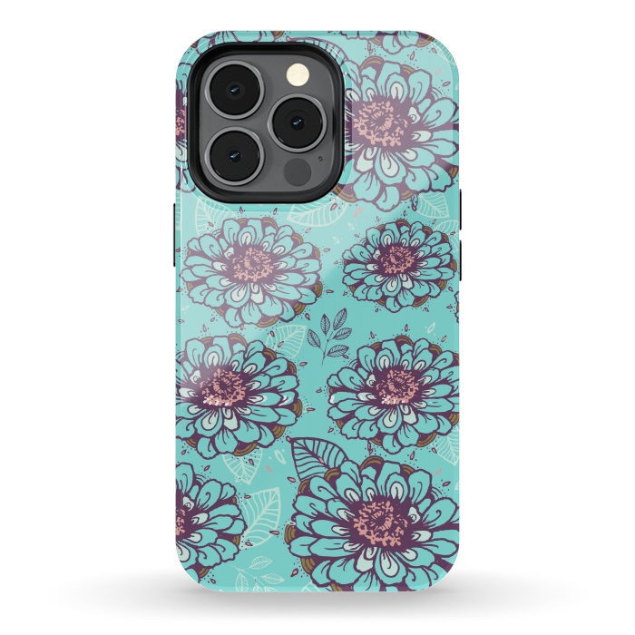iPhone 13 pro StrongFit Floral Garden  by Rose Halsey