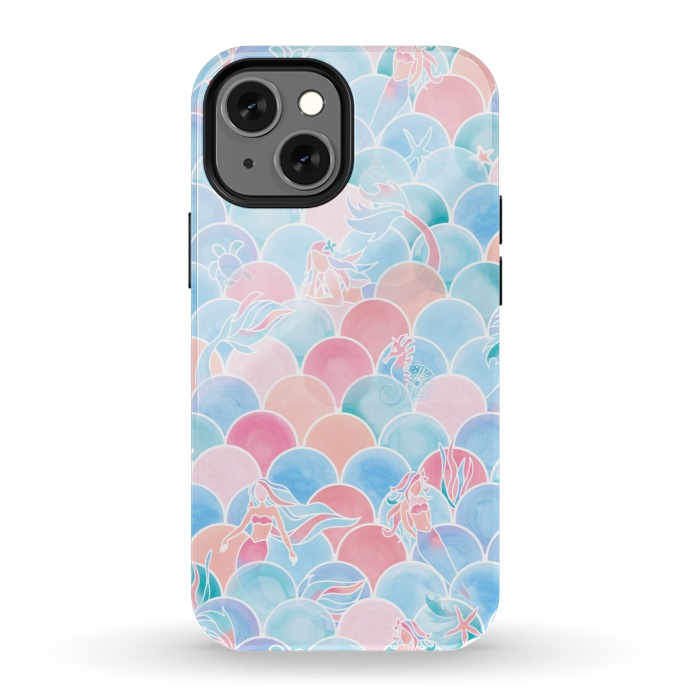 iPhone 13 mini StrongFit Bubbly Sunset Ocean by gingerlique