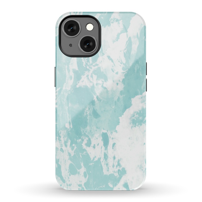 iPhone 13 StrongFit Mint blue abstract by Jms