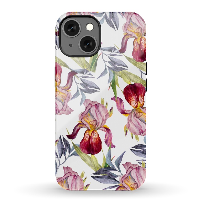 iPhone 13 StrongFit Born in Flowers by Creativeaxle