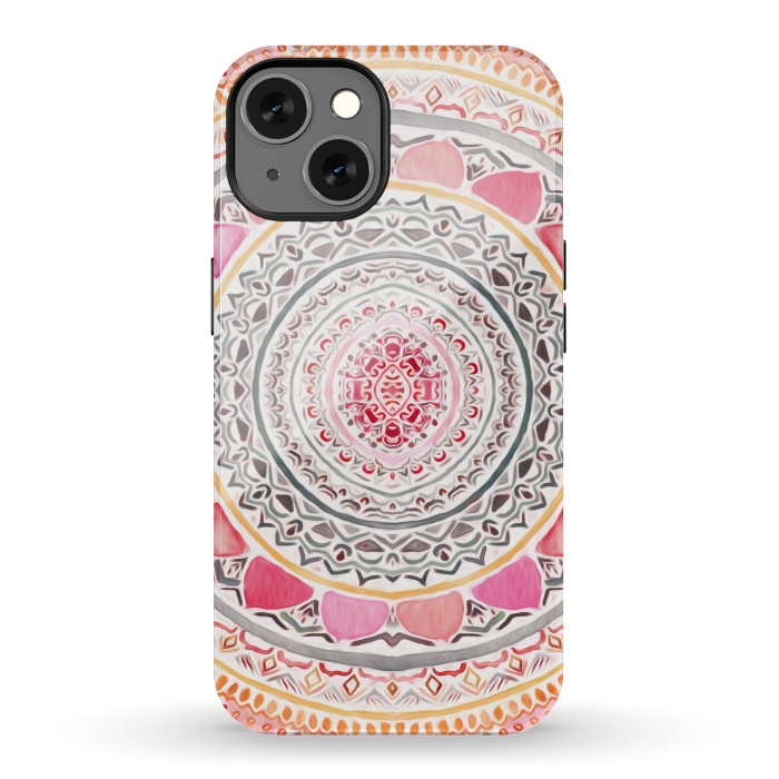 iPhone 13 StrongFit Pastel Bohemian Mandala   by Tigatiga