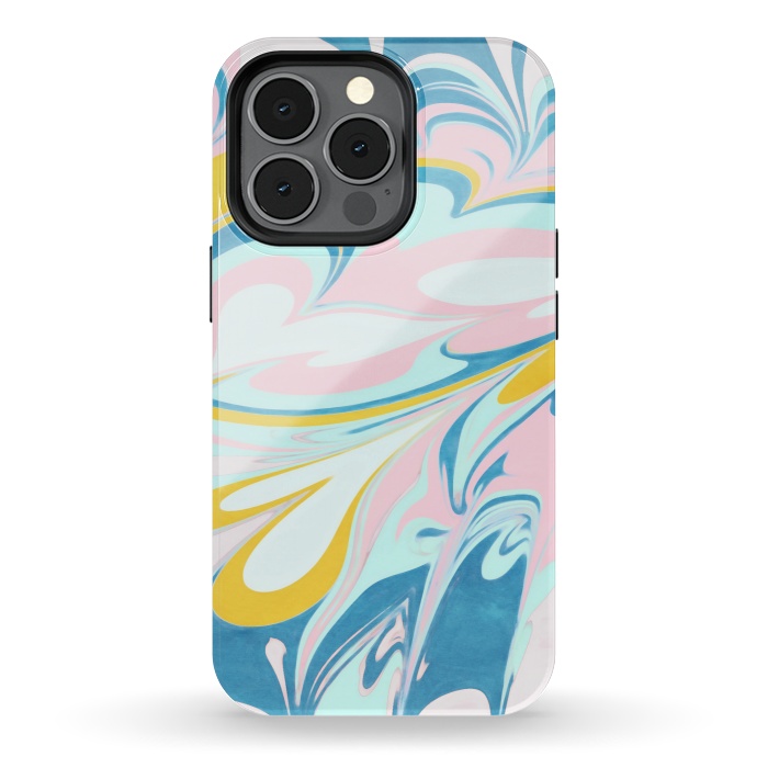 iPhone 13 pro StrongFit Melted Bubblegum Ice Cream by Micklyn Le Feuvre