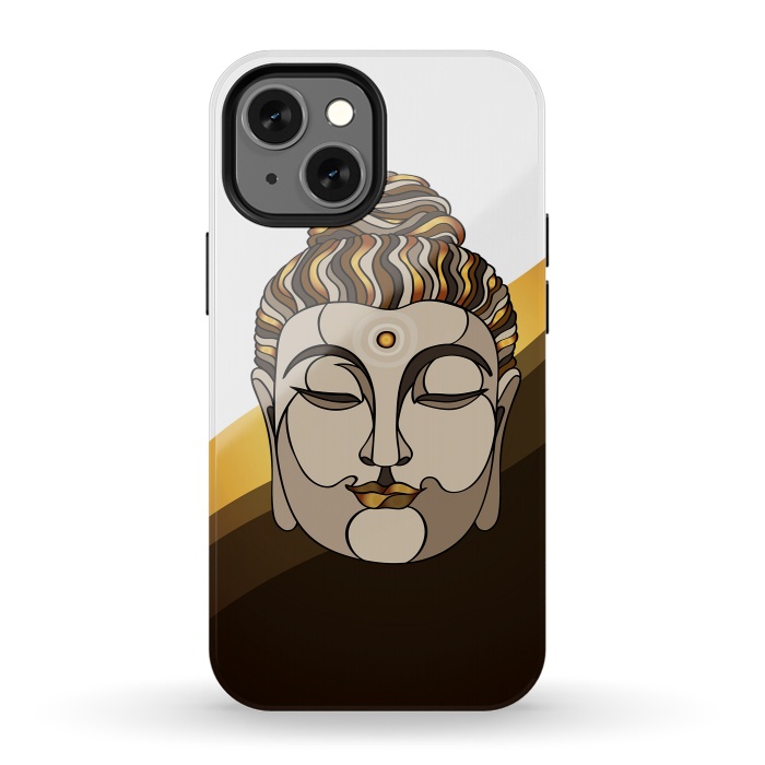 iPhone 13 mini StrongFit Buddha by Majoih