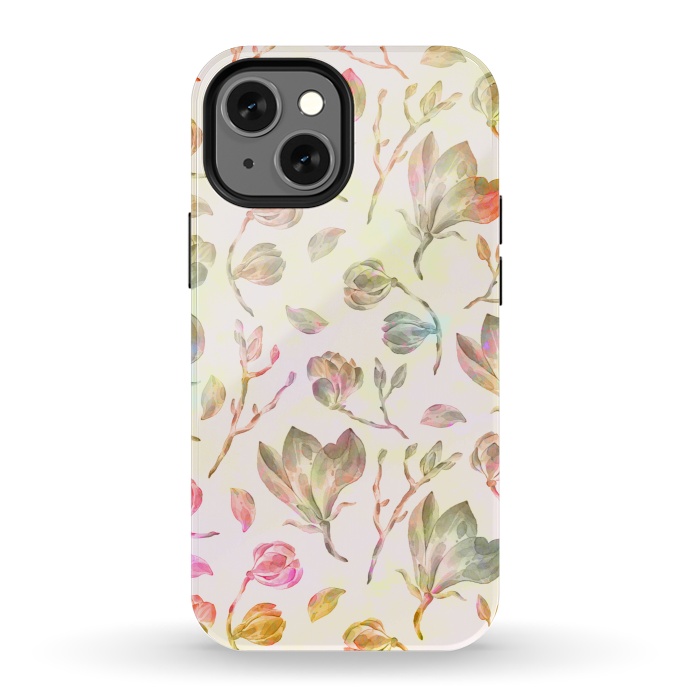 iPhone 13 mini StrongFit Rising Flora by Creativeaxle