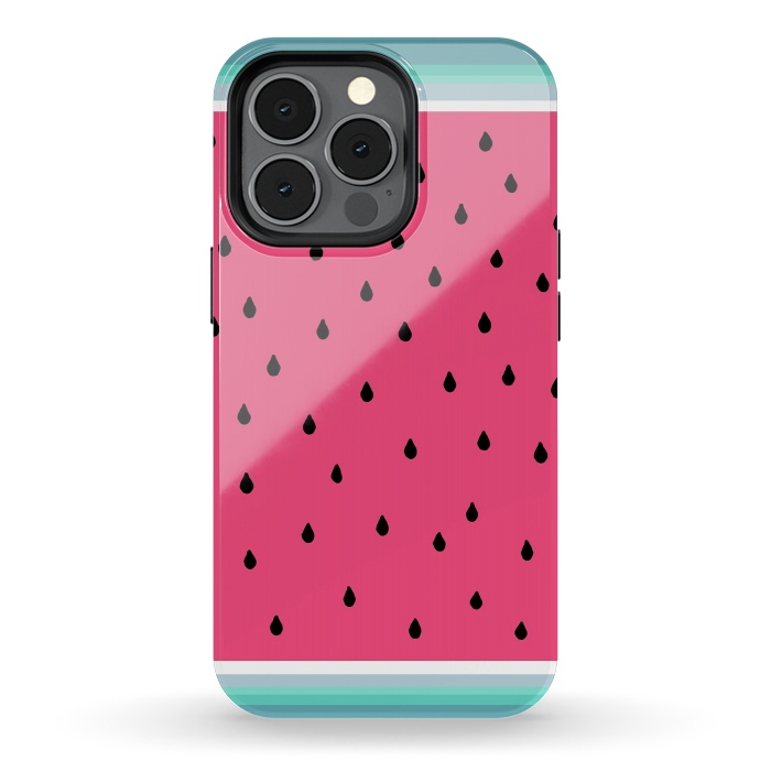 iPhone 13 pro StrongFit Watermellon Glam by ''CVogiatzi.