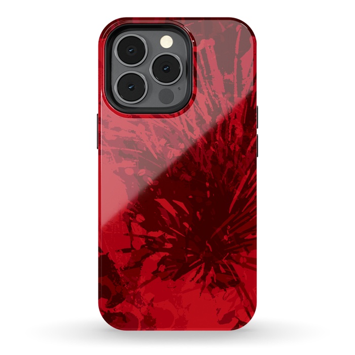 iPhone 13 pro StrongFit Satori in Red by Majoih