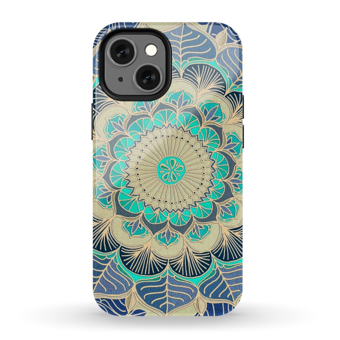 iPhone 13 mini StrongFit Midnight Bloom by Micklyn Le Feuvre