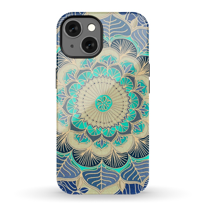 iPhone 13 StrongFit Midnight Bloom by Micklyn Le Feuvre