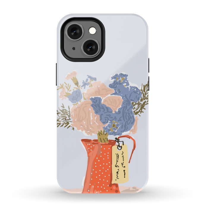 iPhone 13 mini StrongFit Flowers With Love by Uma Prabhakar Gokhale
