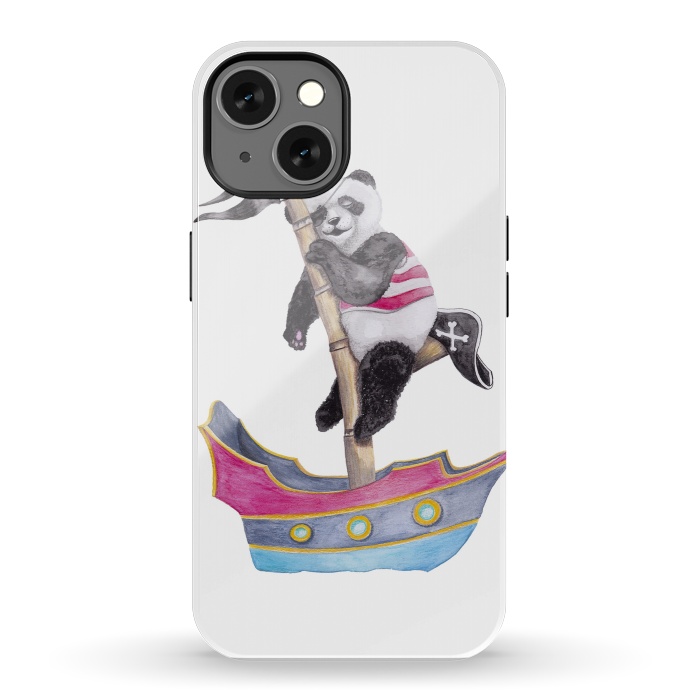 iPhone 13 StrongFit Panda Pirate by gingerlique