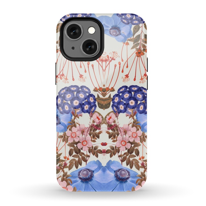 iPhone 13 mini StrongFit Blue Bloom by Zala Farah