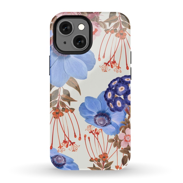 iPhone 13 mini StrongFit Blue Bloom V2 by Zala Farah