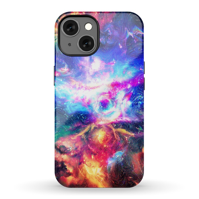iPhone 13 StrongFit Colorful Galaxy by Art Design Works