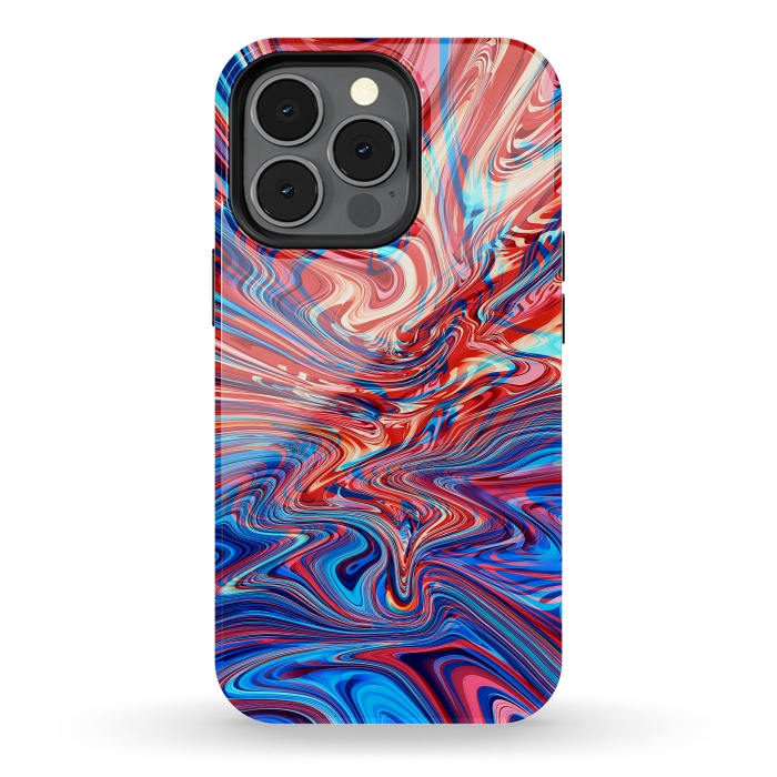 iPhone 13 pro StrongFit Abstract Waves by Art Design Works