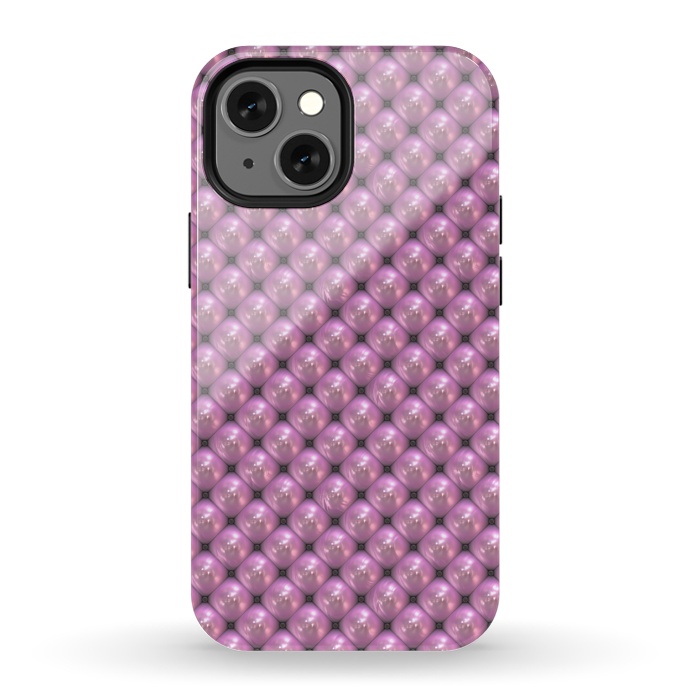 iPhone 13 mini StrongFit Pink Pearls by Andrea Haase