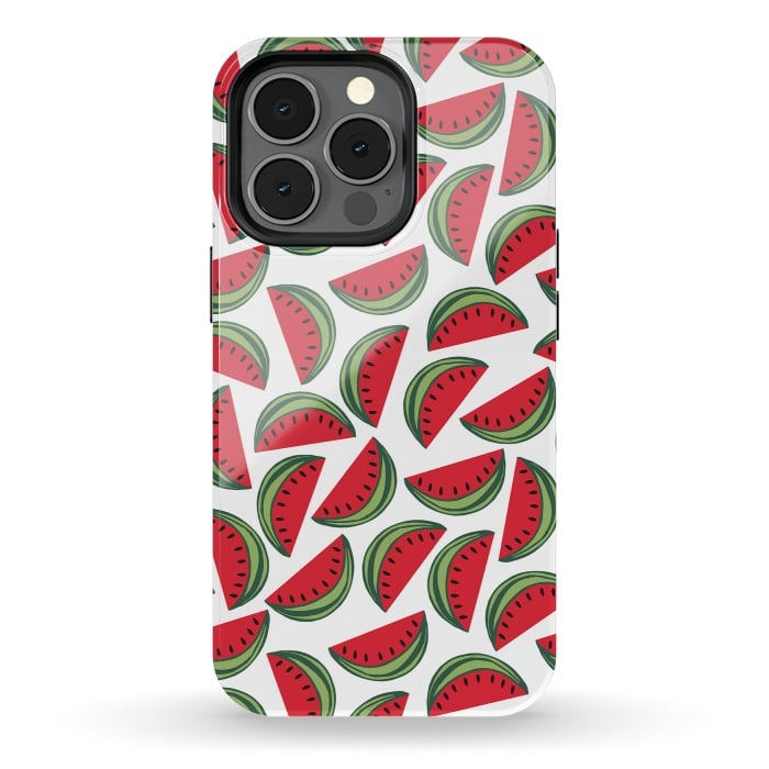 iPhone 13 pro StrongFit Watermelon by Dunia Nalu