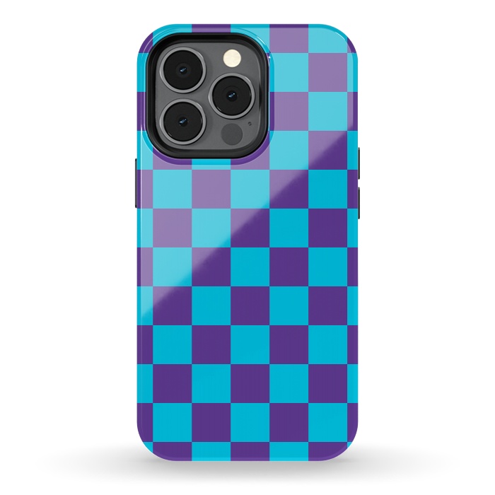 iPhone 13 pro StrongFit Checkered Pattern III by Art Design Works