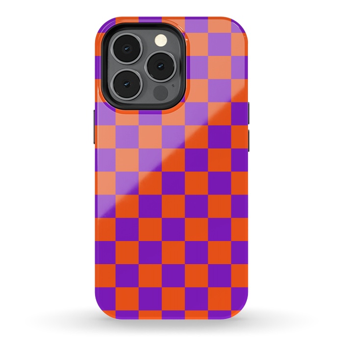 iPhone 13 pro StrongFit Checkered Pattern VIII by Art Design Works
