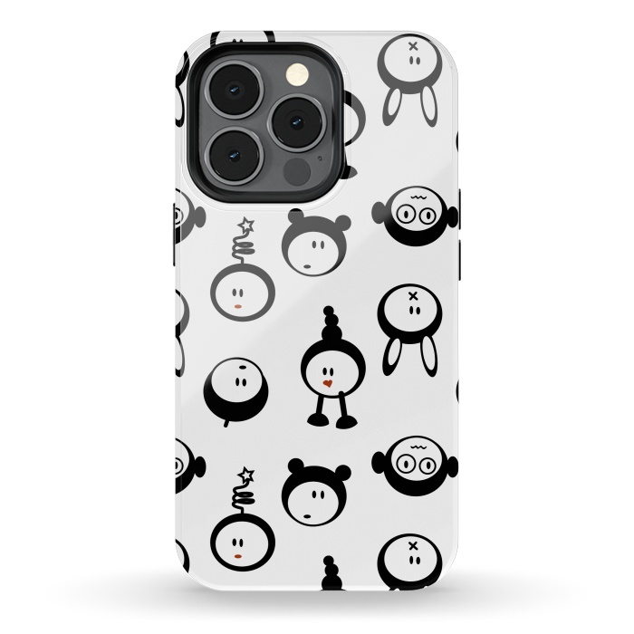 iPhone 13 pro StrongFit Cute monsters by Martina