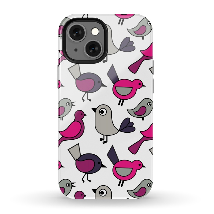 iPhone 13 mini StrongFit Cute birds by Martina